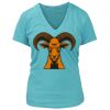 Women's Premium Deep V-Neck T-Shirt Thumbnail