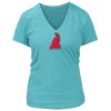Women's Premium Deep V-Neck T-Shirt Thumbnail