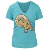 Women's Premium Deep V-Neck T-Shirt Thumbnail
