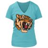 Women's Premium Deep V-Neck T-Shirt Thumbnail