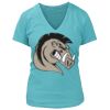 Women's Premium Deep V-Neck T-Shirt Thumbnail
