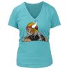Women's Premium Deep V-Neck T-Shirt Thumbnail