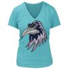 Women's Premium Deep V-Neck T-Shirt Thumbnail