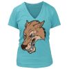 Women's Premium Deep V-Neck T-Shirt Thumbnail