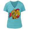 Women's Premium Deep V-Neck T-Shirt Thumbnail