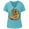 Women's Premium Deep V-Neck T-Shirt Thumbnail