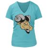 Women's Premium Deep V-Neck T-Shirt Thumbnail