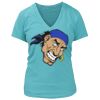 Women's Premium Deep V-Neck T-Shirt Thumbnail