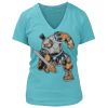 Women's Premium Deep V-Neck T-Shirt Thumbnail