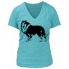 Women's Premium Deep V-Neck T-Shirt Thumbnail