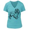 Women's Premium Deep V-Neck T-Shirt Thumbnail