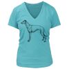 Women's Premium Deep V-Neck T-Shirt Thumbnail