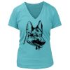 Women's Premium Deep V-Neck T-Shirt Thumbnail
