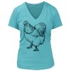Women's Premium Deep V-Neck T-Shirt Thumbnail