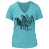 Women's Premium Deep V-Neck T-Shirt Thumbnail