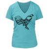 Women's Premium Deep V-Neck T-Shirt Thumbnail