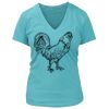 Women's Premium Deep V-Neck T-Shirt Thumbnail