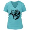 Women's Premium Deep V-Neck T-Shirt Thumbnail