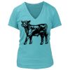 Women's Premium Deep V-Neck T-Shirt Thumbnail