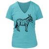 Women's Premium Deep V-Neck T-Shirt Thumbnail
