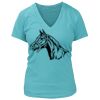 Women's Premium Deep V-Neck T-Shirt Thumbnail