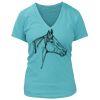 Women's Premium Deep V-Neck T-Shirt Thumbnail