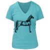 Women's Premium Deep V-Neck T-Shirt Thumbnail