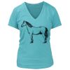 Women's Premium Deep V-Neck T-Shirt Thumbnail