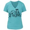 Women's Premium Deep V-Neck T-Shirt Thumbnail