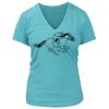 Women's Premium Deep V-Neck T-Shirt Thumbnail