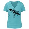 Women's Premium Deep V-Neck T-Shirt Thumbnail