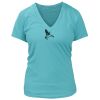 Women's Premium Deep V-Neck T-Shirt Thumbnail