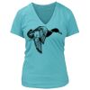 Women's Premium Deep V-Neck T-Shirt Thumbnail