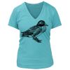 Women's Premium Deep V-Neck T-Shirt Thumbnail