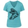 Women's Premium Deep V-Neck T-Shirt Thumbnail
