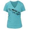 Women's Premium Deep V-Neck T-Shirt Thumbnail