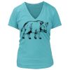 Women's Premium Deep V-Neck T-Shirt Thumbnail