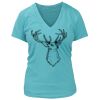 Women's Premium Deep V-Neck T-Shirt Thumbnail