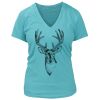 Women's Premium Deep V-Neck T-Shirt Thumbnail