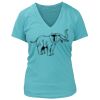 Women's Premium Deep V-Neck T-Shirt Thumbnail
