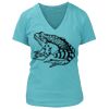 Women's Premium Deep V-Neck T-Shirt Thumbnail