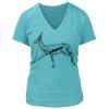 Women's Premium Deep V-Neck T-Shirt Thumbnail