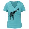 Women's Premium Deep V-Neck T-Shirt Thumbnail
