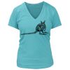 Women's Premium Deep V-Neck T-Shirt Thumbnail