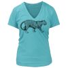 Women's Premium Deep V-Neck T-Shirt Thumbnail