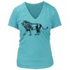 Women's Premium Deep V-Neck T-Shirt Thumbnail