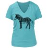 Women's Premium Deep V-Neck T-Shirt Thumbnail