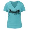 Women's Premium Deep V-Neck T-Shirt Thumbnail