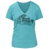 Women's Premium Deep V-Neck T-Shirt Thumbnail