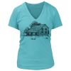 Women's Premium Deep V-Neck T-Shirt Thumbnail